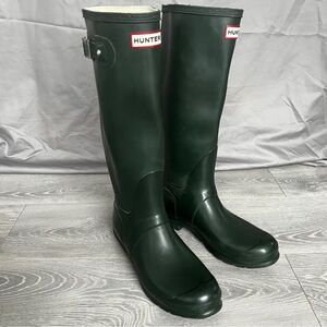 Hunter Original Tall Boots with Black Logo
